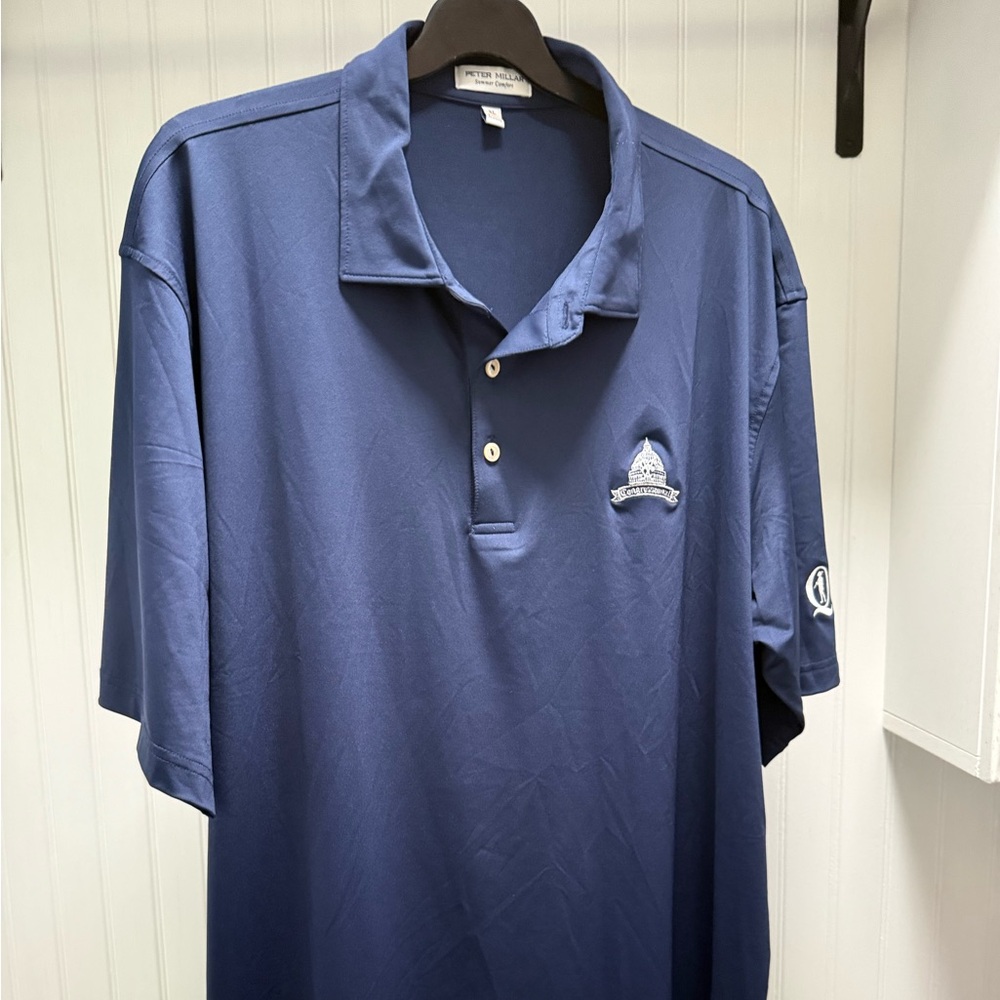 Peter Millar Men's Navy Polo Shirt Xl